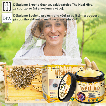 🐝Dermatologicky a klinicky testováno👩‍⚕️🐝APKAPK®Bee Venom Krém na obnovení pleti🐝 pomáhá při léčbě kožních problémů, jako jsou: vrásky, jizvy, pigmentové skvrny, strie, akné, psoriáza, ekzém, kožní změny, podráždění, záněty a další kožní problémy.