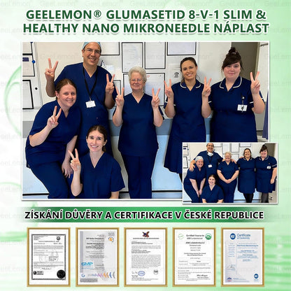 🍃🎁 𝐆𝐞𝑒𝑙𝑒𝐦𝐨𝐧® Glum𝐚𝐬𝐞tide 8 v 1 – Zeštíhlující nano mikrojihlový náplast 🇨🇿 Jen 1× denně ✅ Viditelné změny za 7 dní – na obezitu, kardiovaskulární zdraví, diabetes a kloubní problémy