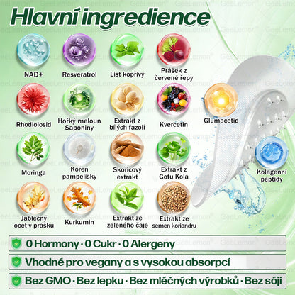 🍃🎁 𝐆𝐞𝑒𝑙𝑒𝐦𝐨𝐧® Glum𝐚𝐬𝐞tide 8 v 1 – Zeštíhlující nano mikrojihlový náplast 🇨🇿 Jen 1× denně ✅ Viditelné změny za 7 dní – na obezitu, kardiovaskulární zdraví, diabetes a kloubní problémy